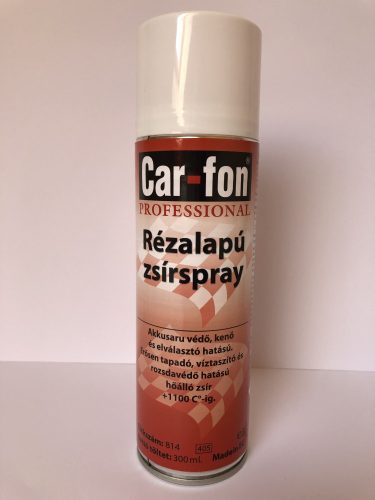 Car-fon Rézalapú zsírspray 300 ml