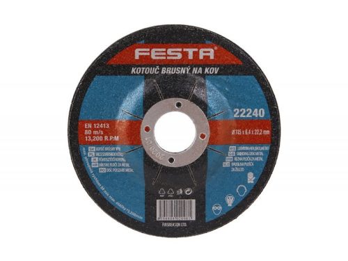 Festa Tisztítókorong 115x6x22mm